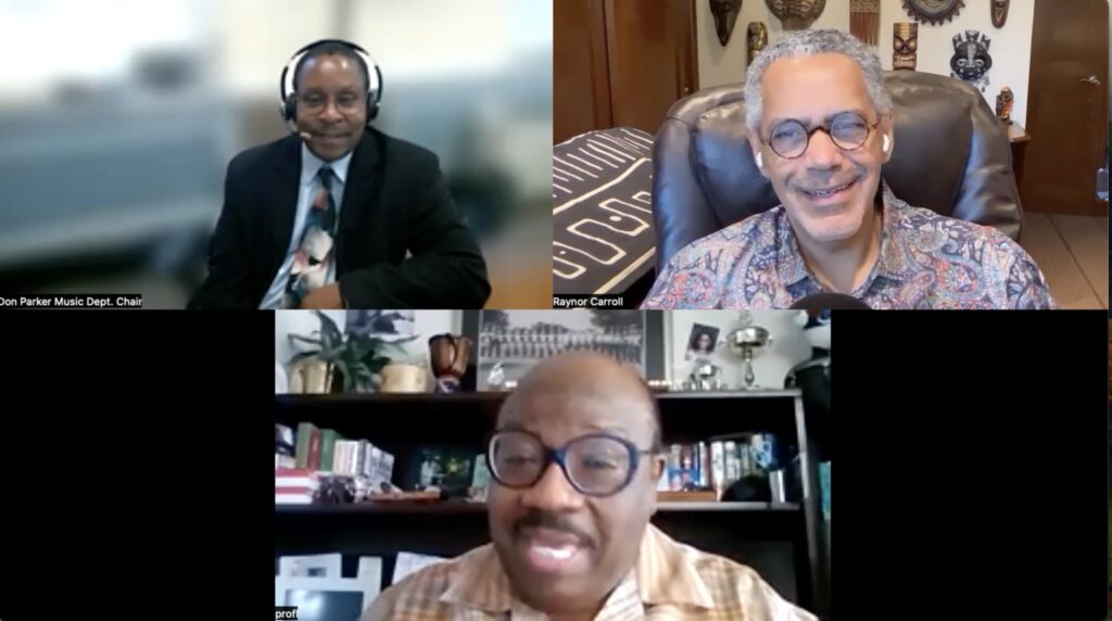 Discussion with Dr. Don Parker, Raynor Carroll, and Professor Johnny Lee Lane